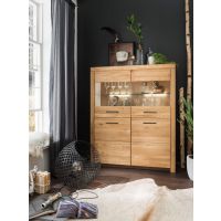 G+K MEBLE - WZ-0169 Kredens I | Dąb