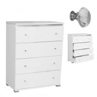 Art. Decoration - 018A GLAMOUR Komoda | chrom