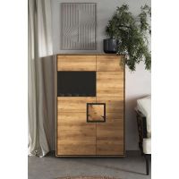 G+K MEBLE - WZ-0625 Kredens II L | Dąb