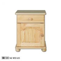 Drewmax - SOSNA Szafka nocna SN104 (lewa)