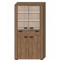 MEBLOMIX - LEFKADA regał-witryna 11