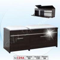 Art. Decoration - 124A Szafka na buty z wstawką aluminiową