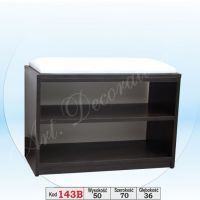 Art. Decoration - 143B Szafka na buty bez wstawki aluminiowej