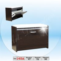 Art. Decoration - 145A Szafka na buty z wstawka aluminiową