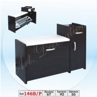 Art. Decoration - 146B/P Szafka na buty bez wstawki aluminiowej