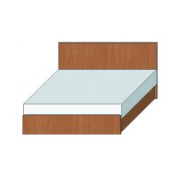 MEBLOMIX - Moli Łóżko 148 / wzór 00 (140x200)