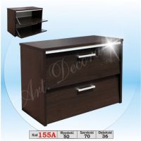 Art. Decoration - 155A Szafka na buty z wstawką aluminiową