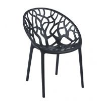 FURNITEX - K16-FX Krzesło PP | Czarne