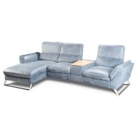 FENIKS MEBLE - LORENZO Narożnik z półką pod laptopa ładowarką oraz 2x funkcja fotel elektryczny