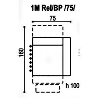 Sofalive - EBRO 1MTV (55) BP MODUŁOWY FOTEL RELAKS MANUALNY Z PRAWYM BOKIEM