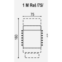 Sofalive - EBRO 1M (75) TVe MODUŁOWY FOTEL BEZ BOKÓW RELAKS ELEKTRYCZNY