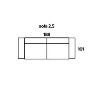 Bydgoskie Meble - LEGATO Sofa | 2,5 | Bez funkcji
