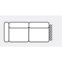 FENIKS MEBLE - SYCYLIA Sofa 2L dwuosobowa z lewym bokiem