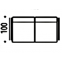 Sofalive - BRUNO 2M MODUŁOWA SOFA BEZ BOKÓW