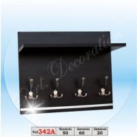 Art. Decoration - 342A Wieszak z wstawką aluminiową