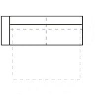 Bydgoskie Meble - MIA Segment 3F L z funkcją spania typ włoski lewy