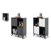 MC AKCENT - NETANJA Komoda wysoka | 2 drzwi | 48417GW2 | DOSTĘPNA OD RĘKI