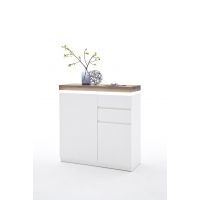 MC AKCENT - ROMINA Komoda 52733MW | lity dąb sękaty ze spękaniami