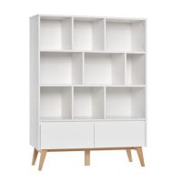 PINIO - SWING Regał Szeroki | Biały