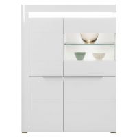 LIVEO - IRMA Kredens IM5 Biały Połysk