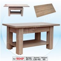 Art. Decoration - 904P Ławostół rozsuwany z półką