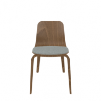 FAMEG - HIPS Krzesło A-1802 dąb | siedzisko tapicerowane