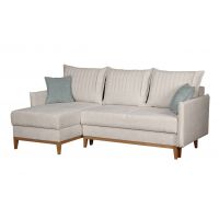 MEBLE BEST - ALBORG Narożnik z funkcją spania i pojemnikiem na pościel