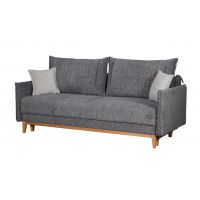 MEBLE BEST - ALBORG Sofa 3DL z funkcją spania i pojemnikiem na pościel