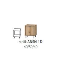 Restol - ANNE Szafka nocna ANSN -1D | Dąb Evoke