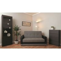 Dąb Gdynia - ACORN Kanapa 140 z funkcją spania i pojemnikiem na pościel