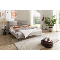 MC AKCENT - AGADIR Łóżko 140x200 | Tkanina Neve beż 13 | AGA14005