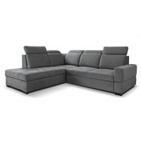 Mars Meble - AXEL L Narożnik z funkcją spania i pojemnikiem | LIGHT GREY – Voss 15 | PROMOCJA