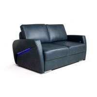 Meblomak - BARDI Sofa BaL-2,5R-BaP + 2x ZO z funkcją spania oraz zestawem oświetleniowym po bokach | Bez pojemnika