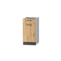 Stolkar - CLARA Szafka D40 P/L | Dolna 40 | 1 drzwi | Dąb artisan