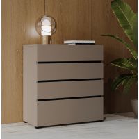 HELVETIA MEBLE WIERUSZÓW - CROSS S Komoda 4S | Congo | 24CWMY28