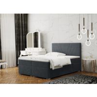 SOFIA MEBLE - CASTEL Łóżko kontynentalne 140x200 z pojemnikiem