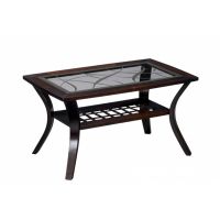 UNIMEBEL - ŁAWA D-5 Blat szklany ze wzorem