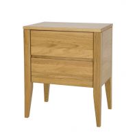 Drewmax - RETRO Szafka nocna Dębowa | SN231