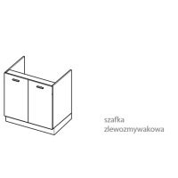 LAYMAN - NAVIA Szafka DZ8 kuchenna 80 cm dolna pod zlewozmywak