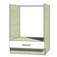 FADOME - ECONO Szafka ECO-17D Kuchenna | 60 cm | Dolna | Na piekarnik | Korpus sonoma | Okucia Basic