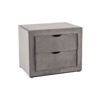SIGNAL - ET-002 Velvet Szafka nocna | Szary Bluvel 14 | z PL