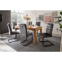 MC AKCENT - ETNA SA Stół 200-280x100x77 | Dąb lity dziki olejowany | ETSA20WE