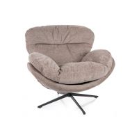 SIGNAL - FLORENCE RAVEN Fotel | Tkanina Raven Ciemny beż 30 | z MR