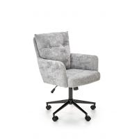 HALMAR - FLORES Fotel Obrotowy | Jasny Popiel