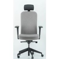 BGROUP - FORTE Fotel Obrotowy F24HR | Obciążenie do 150 kg | 24/7 | Zagłówek | Zgodny z Rozporządzeniem z 2023 roku