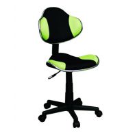FURNITEX - QZY-G2B Fotel obrotowy | Zielono/czarny