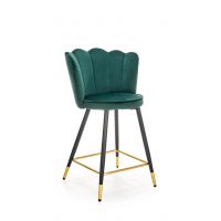 HALMAR - H-106 Krzesło barowe | ciemny zielony