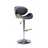 HALMAR - H-44 Krzesło barowe | jasny dąb-czarny