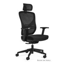 UNIQUE MEBLE - MASTER Fotel Obrotowy MB161H-U | Siedzisko Tkanina | Oparcie Siatka