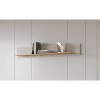 Bydgoskie Meble - KASAI Półka | 24HKMI01 | Dąb harbor złoty-Kaszmir